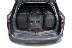 Torby Do Bagażnika Renault Megane Grandtour 2016+ 4Szt Kjust. Czarne torby podróżne damskie KJUST, bez wzorów, z kauczuku. Za 1,330.00 zł.