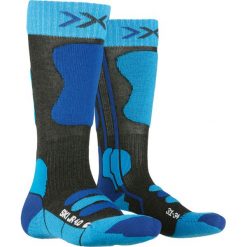 Skarpety X-SOCKS SKI JR 4.0. Zielone skarpetki damskie X-Socks, bez wzorów. Za 60.00 zł.