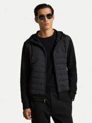 Polo Ralph Lauren Kurtka przejściowa 710B27138003 Czarny Regular Fit. Czarne kurtki męskie Polo Ralph Lauren, m, bez wzorów, z bawełny, bez kaptura. Za 1,299.00 zł.