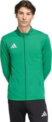 Adidas Bluza męska adidas Entrada 26 Track zielona JZ6585 M. Zielone bluzy męskie Adidas, m, bez wzorów, bez ramiączek, bez kaptura. Za 160.05 zł.