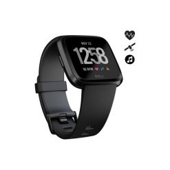 Zegarek sportowy Versa. Czarne zegarki męskie FitBit, bez wzorów. Za 799.99 zł.