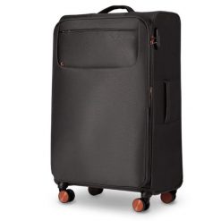 Walizka miękka duża TERN Wings 28" GREY. Szare walizki damskie Wings, bez wzorów, z materiału, duże. Za 329.90 zł.