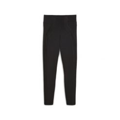 Damskie prążkowane legginsy CLOUDSPUN z wysokim stanem PUMA Black. Czarne legginsy damskie Puma, bez wzorów, prążkowane. Za 228.99 zł.