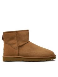 Ugg Śniegowce M Classic Mini 1002072 Brązowy. Brązowe buty zimowe męskie UGG, bez wzorów, ze skóry, bez obcasa, bez zapięcia. Za 849.99 zł.