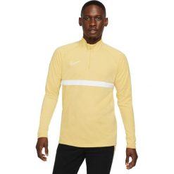 Nike Bluza męska Nike NK Df Academy21 Drill Top żółta CW6110 700 S. Żółte bluzy męskie Nike, m, bez wzorów, bez ramiączek, bez kaptura. Za 126.14 zł.