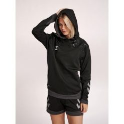 Damska bluza z kapturem Hummel hmlLEAD poly. Czarne bluzy damskie Hummel, xs, bez wzorów, z polaru, sportowe, bez ramiączek, z kapturem. Za 190.00 zł.