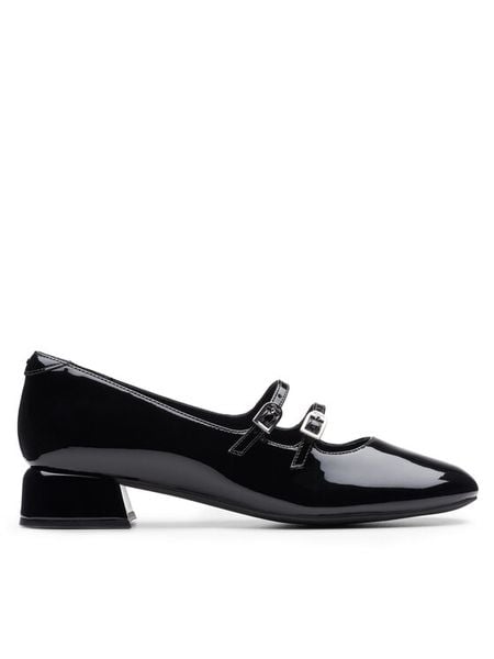 Clarks Baleriny Daiss 30 Shine 26174712 Czarny. Czarne balerinki damskie Clarks, bez wzorów, z lakierowanej skóry, bez obcasa, bez zapięcia. Za 309.99 zł.