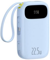 Powerbank Baseus Powerbank 20000mAh z wyświetlaczem wbudowanymi kablami EnerFill FC31 22.5W - niebieski Powerbank 20000mAh z wyświetlaczem wbudowanymi. Niebieskie powerbanki Baseus. Za 111.30 zł.
