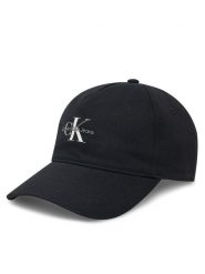 Calvin Klein Jeans Czapka z daszkiem Printed Monologo Cap LV04K5027G Czarny. Czarne czapki damskie Calvin Klein Jeans, bez wzorów, z bawełny. Za 129.99 zł.