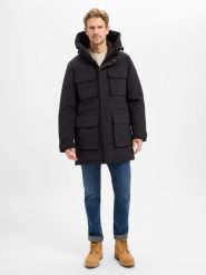 Didriksons Parka Mężczyźni czarny, XXL. Czarne parki męskie Didriksons, m, bez wzorów, bez kołnierzyka, bez kaptura. Za 1,599.95 zł.