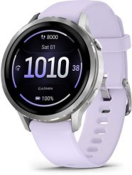 Smartwatch Garmin Venu 4 inteligentny zegarek 41 mm srebrny z różowym silikonowym paskiem. Czerwone zegarki smartwatch Garmin, bez wzorów. Za 2,088.98 zł.