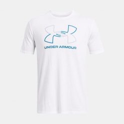 T-Shirt Koszulka Męska Under Armour Sportowa. Białe koszulki sportowe męskie Under Armour, m, bez wzorów, bez ramiączek, do biegania. W wyprzedaży za 82.30 zł.