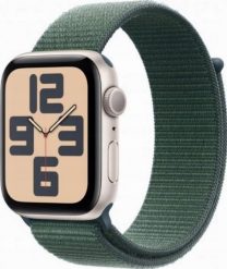 Smartwatch Apple Watch SE Gen.2 GPS 44mm Starlight Alu Sport Loop Zielony (MXEW3). Zielone zegarki smartwatch Apple, bez wzorów. Za 1,196.49 zł.