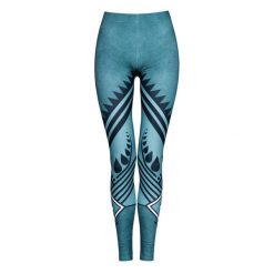Legginsy sportowe damskie DEEP TRIP Sauron. Zielone legginsy damskie DEEP TRIP, bez wzorów, z elastanu. Za 179.00 zł.