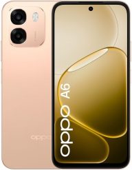 Smartfon Oppo OPPO A6 17,1 cm (6.75") Dual SIM Android 15 4G USB Type-C 6 GB 256 GB 6550 mAh Złoto. Żółte smartfony Oppo. Za 1,021.99 zł.