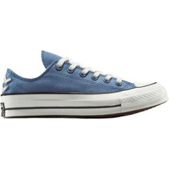 Buty sportowe Converse Chuck 70 Crafted Laces. Niebieskie buty sportowe męskie Converse, bez wzorów, bez zapięcia. Za 490.00 zł.
