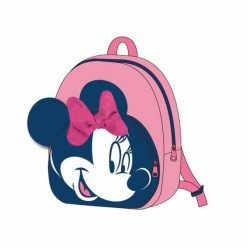 Plecak szkolny Minnie Mouse Wielokolorowy. Czerwone plecaki męskie MINI MOUSE, bez wzorów. Za 71.90 zł.