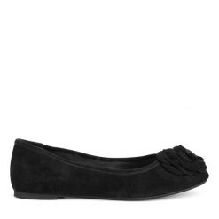 Baleriny Sergio Bardi. Czarne balerinki damskie Sergio Bardi, bez wzorów, bez obcasa, bez zapięcia. Za 269.99 zł.