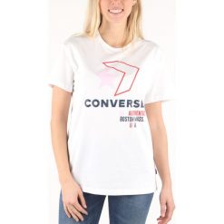 Converse Star Chevron Koszulka Biały. Białe bluzki damskie Converse, m, bez wzorów, z bawełny, retro, bez kołnierzyka, bez ramiączek. Za 119.95 zł.