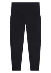 Legginsy damskie CHAMPION 7/8 z kieszenią na udzie, Quick Dry. Czarne legginsy damskie Champion, bez wzorów, z elastanu. Za 110.99 zł.