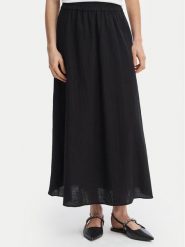 ONLY Spódnica maxi Tizana 15372613 Czarny Regular Fit. Czarne spódnice damskie ONLY, s, bez wzorów, z bawełny, maxi. Za 139.99 zł.