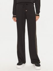 Liu Jo Sport Spodnie materiałowe TF4315 MS63L Czarny Regular Fit. Czarne spodnie sportowe damskie Liu Jo Sport, bez wzorów, z materiału, sportowe. Za 289.99 zł.