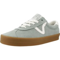 Trampki Vans Model Sport Low Kolor Zielony. Zielone trampki i tenisówki damskie Vans, bez wzorów, z tkaniny, bez zapięcia. Za 417.60 zł.