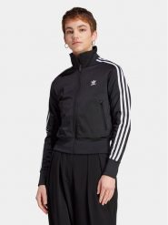 Adidas Bluza adicolor Classics Firebird IL8764 Czarny Regular Fit. Czarne bluzy damskie Adidas, l, bez wzorów, z syntetyku, bez ramiączek, bez kaptura. Za 259.99 zł.