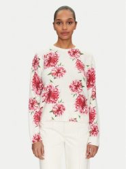 Morgan Sweter 251-MFLOWER Écru Regular Fit. Swetry nierozpinane damskie Morgan, m, bez wzorów, z syntetyku, bez kołnierzyka, bez ramiączek. Za 149.99 zł.