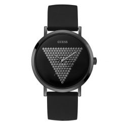Zegarek Guess. Czarne zegarki męskie Guess, z aplikacjami. Za 489.99 zł.
