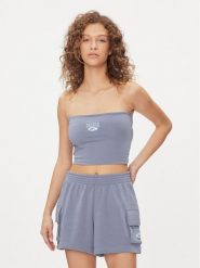 Reebok Top Archive Essentials IL6287 Niebieski Fitted Fit. Niebieskie topy damskie Reebok, xl, bez wzorów, z bawełny, bez kołnierzyka, bez ramiączek. Za 79.99 zł.