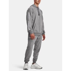 Dres męski Under Armour Rival Fleece Suit. Szare komplety dresowe męskie Under Armour, m, bez wzorów, z dresówki. Za 309.99 zł.