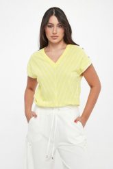 Sweter/top damski w paski LIU JO. Swetry nierozpinane damskie Liu Jo, s, bez wzorów, bez kołnierzyka, bez ramiączek. Za 429.00 zł.