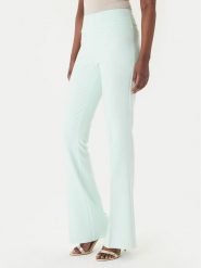 Rinascimento Spodnie materiałowe CFC0127876003 Zielony Slim Fit. Zielone spodnie materiałowe damskie Rinascimento, bez wzorów, z materiału. Za 439.99 zł.