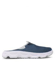 Salomon Klapki Reelax Slide 6.0 L47112300 Niebieski. Niebieskie klapki męskie Salomon, bez wzorów, z materiału, bez zapięcia. Za 229.99 zł.
