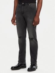 Balmain Jeansy DH1MI043DE68 Szary Regular Fit. Szare jeansy męskie Balmain, z bawełny. Za 3,389.00 zł.