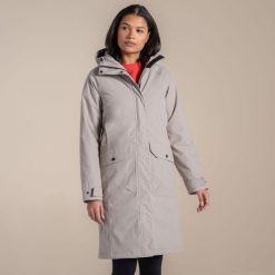 Parka dla kobiet Craghoppers Rosalind II. Szare parki damskie Craghoppers, bez wzorów, bez kaptura. Za 722.00 zł.