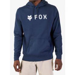 Bluza z kapturem męska Fox Absolute Fleece Po. Niebieskie bluzy sportowe męskie FOX, m, bez wzorów, z kapturem. Za 256.99 zł.