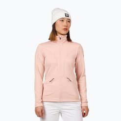Bluza damska Rossignol Blackside Fleece Fz. Czerwone bluzy damskie Rossignol, na zimę, bez wzorów, sportowe, bez ramiączek, bez kaptura. Za 329.99 zł.