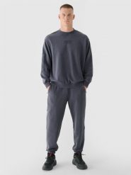 4F Spodnie dresowe joggery męskie 4F x Robert Lewandowski - szare XXL. Szare spodnie sportowe męskie 4F, l, bez wzorów, z bawełny. W wyprzedaży za 119.99 zł.