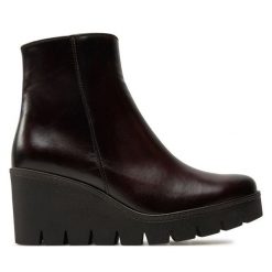 Botki Gabor. Brązowe botki damskie Gabor, bez wzorów, bez obcasa, na koturnie, bez zapięcia. Za 759.99 zł.