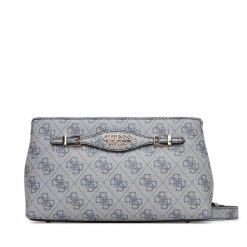 Torebka Guess. Niebieskie listonoszki damskie Guess, z aplikacjami, bez dodatków. Za 379.99 zł.