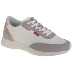 Trampki Damskie Zamsz Greta. Białe trampki i tenisówki damskie Levi's®, bez wzorów, z gumy, bez zapięcia. Za 445.99 zł.