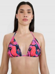 GÓRA OD BIKINI 4F DAMSKI STRÓJ KĄPIELOWY S F075. Czerwone stroje kąpielowe damskie 4F, s, bez wzorów, z materiału. Za 40.87 zł.