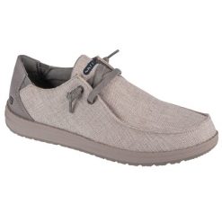 Buty sportowe męskie Skechers Melson nela. Szare buty sportowe męskie Skechers, bez wzorów, z tkaniny, bez zapięcia. W wyprzedaży za 290.00 zł.