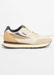Sneakersy Fila z miękkiego materiału. Niebieskie buty sportowe męskie bonprix, bez wzorów, bez zapięcia. Za 154.99 zł.