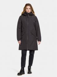 Didriksons Parka Bente Wns Parka 504921 Czarny Regular Fit. Czarne parki damskie Didriksons, bez wzorów, z syntetyku, bez kaptura. Za 789.99 zł.