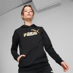 Bluza sportowa damska Puma ESS+ METALLIC LOGO. Bluzy damskie Puma, xs, bez wzorów, sportowe, bez ramiączek, bez kaptura. Za 199.00 zł.