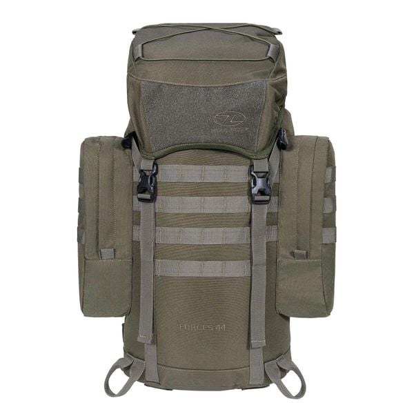 Plecak Highlander Forces Elite 44 L. Zielone plecaki damskie Highlander, bez wzorów, z materiału. Za 500.90 zł.
