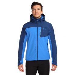 Męska kurtka softshell Kilpi RAVIO-M. Niebieskie kurtki sportowe męskie Kilpi, m, bez wzorów, z softshellu, bez kaptura, trekkingowe. Za 318.77 zł.